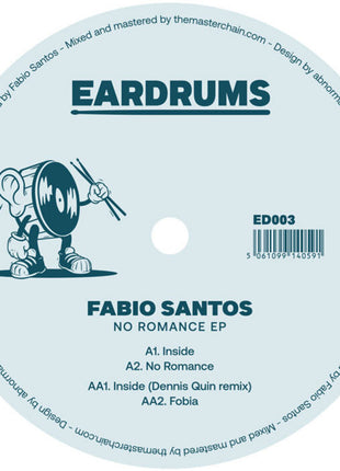 the album cover for Fabio Santos - No Romance (EP)