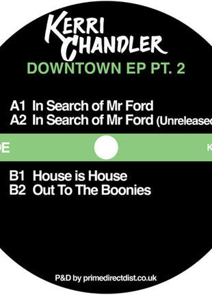 the album cover for Kerri Chandler - Downtown Ep Pt. 2