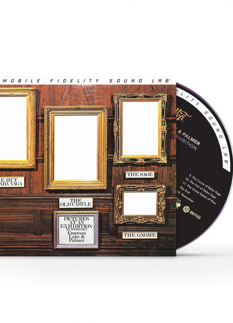 the album cover for Emerson Lake & Palmer - Pictures At An Exhibition
