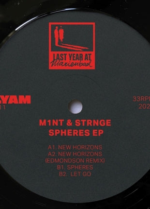 the album cover for M1nt & Strnge - Spheres (Ep)