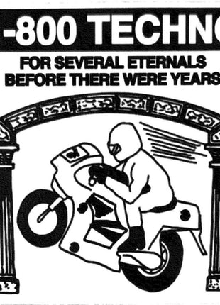 the album cover for 1-800 Techno - For Several Eternals Before There Were Years (Ep)