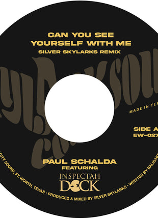 the album cover for Paul Schalda  / Inspectah Deck - Can You See Yourself With Me [Clear Vinyl] (Org)