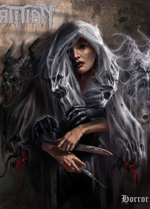 the album cover for Karmian - Horror Vacui