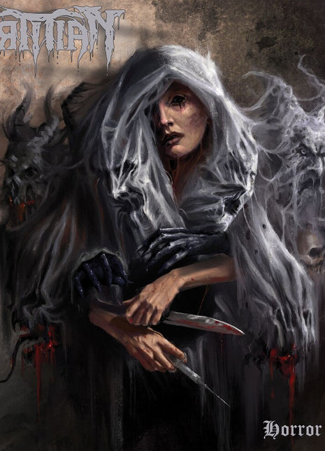 the album cover for Karmian - Horror Vacui