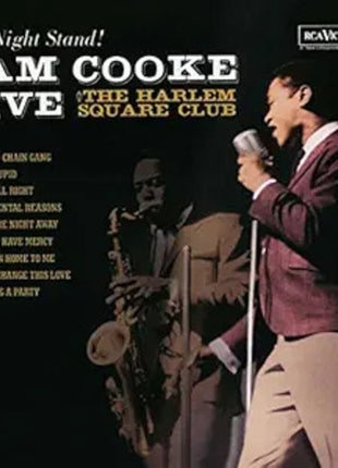 the album cover for Sam Cooke - Live At The Harlem Square