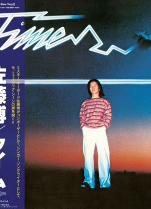 the album cover for Hiroshi Sato - Time (Blue) [Clear Vinyl]