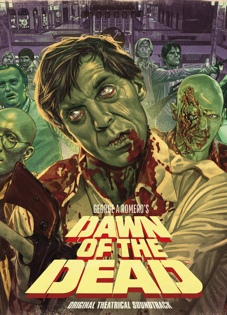 the album cover for Dawn Of The Dead Theatrical Cues - O.S.T. (Colv) - Dawn Of The Dead Theatrical Cues - O.S.T. [Colored Vinyl]