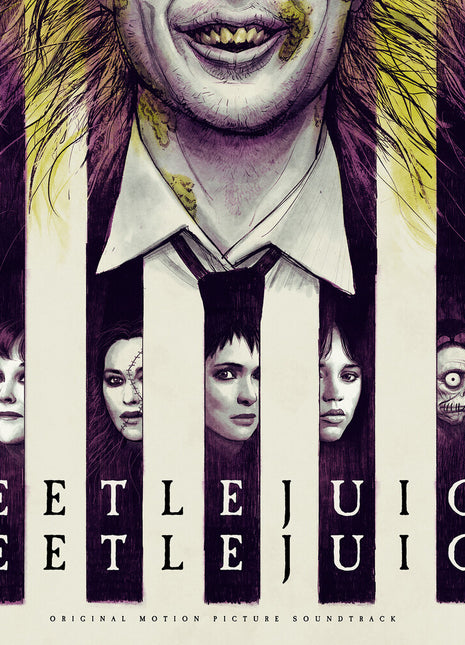 the album cover for Beetlejuice Beetlejuice - O.S.T. (Colv) (Grn) - Beetlejuice Beetlejuice - O.S.T. [Colored Vinyl] (Grn)