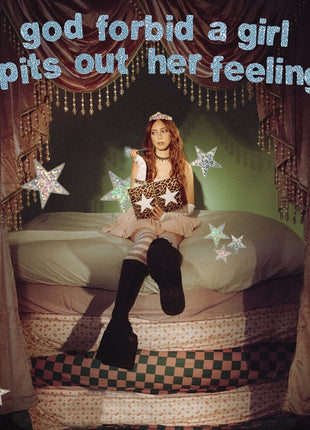 the album cover for LOLO - god forbid a girl spits out her feelings!