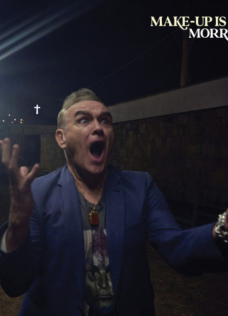 the album cover for Morrissey - Make-Up Is A Lie [Indie Exclusive Red]