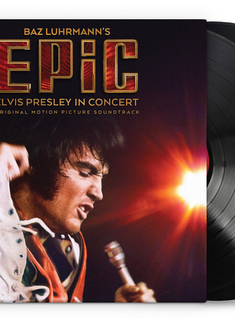 the album cover for Elvis Presley - Epic: Elvis Presley In Concert - O.S.T.