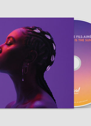 the album cover for Fils-Aime, Dominique - My World Is the Sun