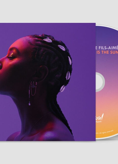 the album cover for Fils-Aime, Dominique - My World Is the Sun