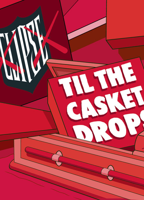 the album cover for Clipse - Til The Casket Drops [White]