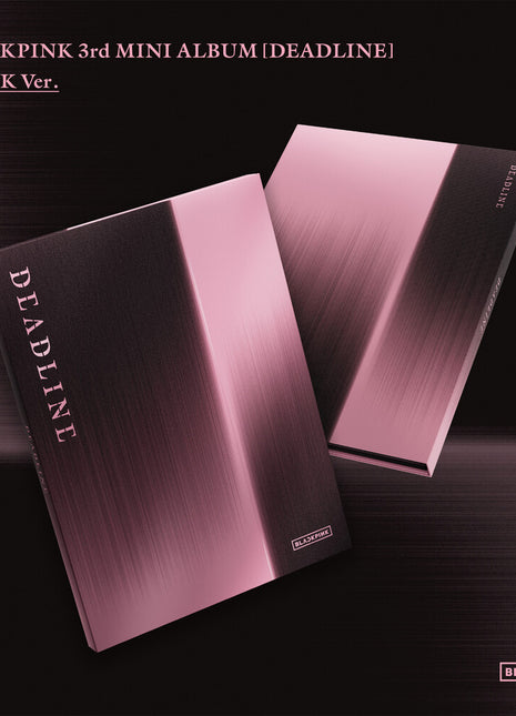 the album cover for BLACKPINK - 3rd Mini Album [Deadline] Black Version (Phob)
