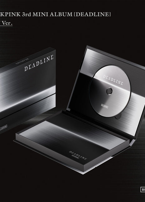 the album cover for BLACKPINK - 3rd Mini Album [Deadline] Gray Version