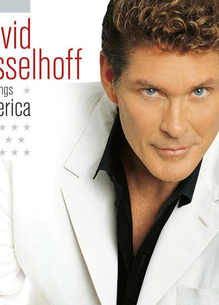 the album cover for David Hasselhoff - Sings America (Uk)