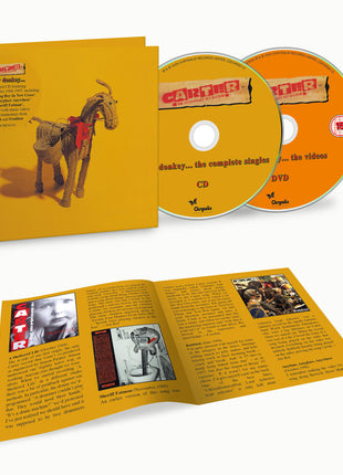 the album cover for Carter The Unstoppable Sex Machine - Straw Donkey - The Complete Singles