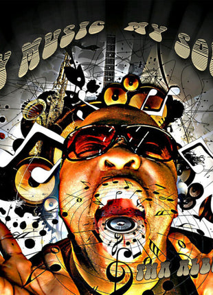 the album cover for Bo Roc - My Music, My Soul