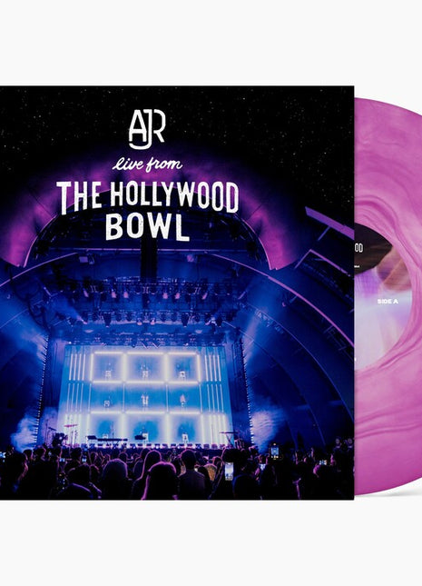 the album cover for AJR - Live From The Hollywood Bowl [Translucent Galaxy Pink/White]