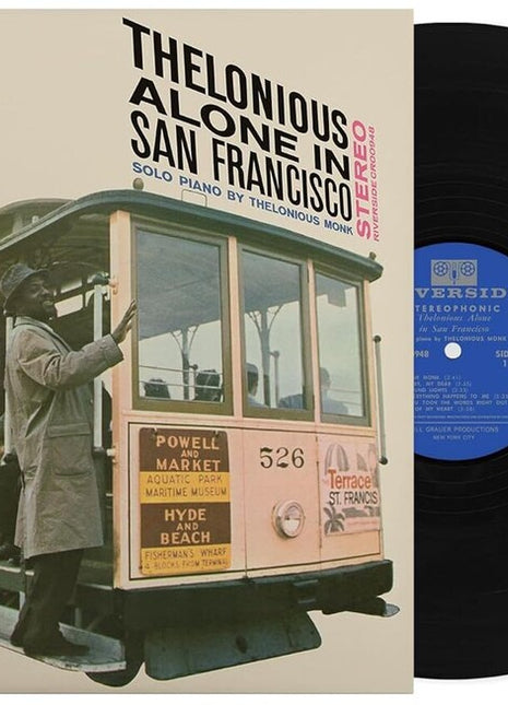 the album cover for Thelonious Monk - Thelonious Alone in San Francisco (Original Jazz Classics Series) [180 Gram]