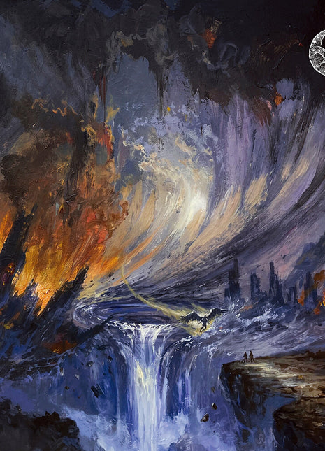 the album cover for Currents - All That Follows (Blk) (Blue) [Colored Vinyl] (Org) (Spla)