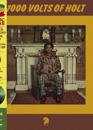 the album cover for John Holt - 1000 Volts Of Holt [Deluxe Green]