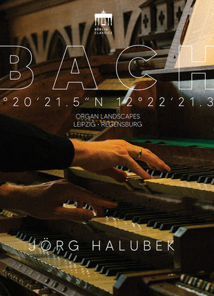 the album cover for Jorg Halubek - Bach: Organ Landscapes X (Leipzig)