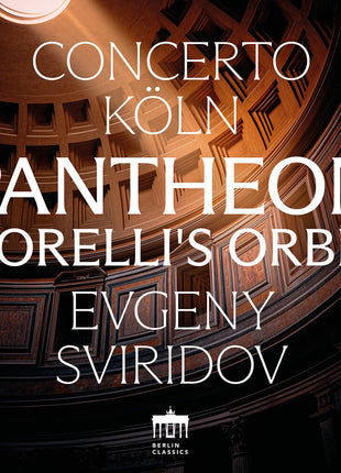 the album cover for Concerto Koln - Pantheon - Corelli's Orbit