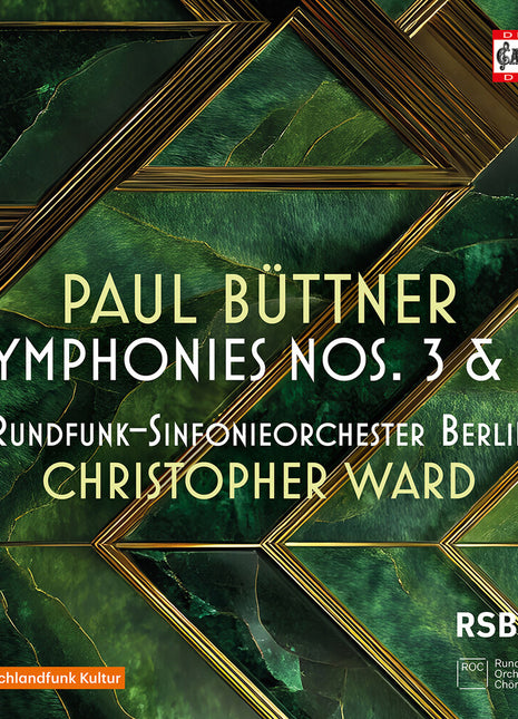 the album cover for Rundfunk-Sinfonieorchester Berlin - Paul Buttner: Syms Nos. 3 & 4