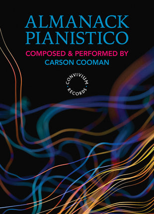 the album cover for Carson Cooman - Almanack Pianistico