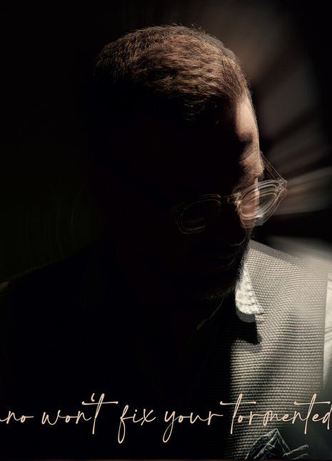 the album cover for Luis Berra - Piano Won't Fix Your Tormented Soul