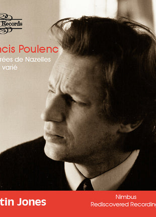 the album cover for Martin Jones - Poulenc: Works For Piano