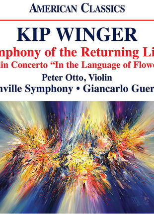 the album cover for Peter Otto - Winger: Sym Of The Returning Light: Vn Con In The