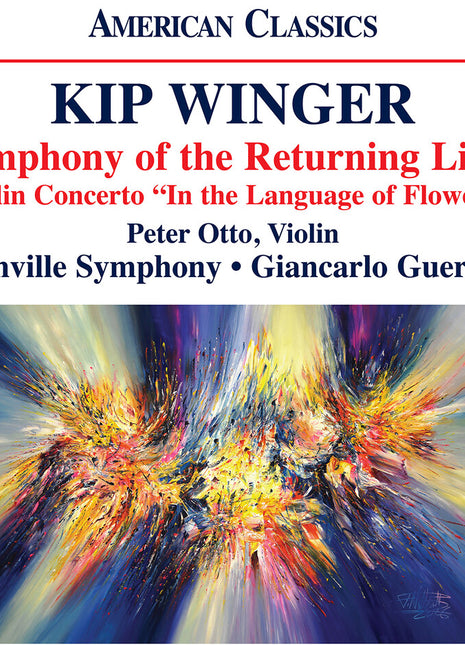 the album cover for Peter Otto - Winger: Sym Of The Returning Light: Vn Con In The