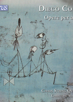 the album cover for Chaos String Quartet - Conti: Opere Per Archi