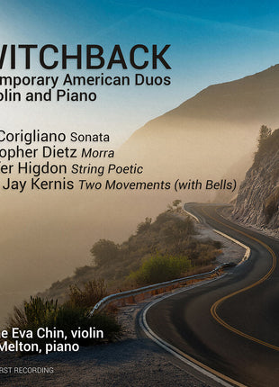 the album cover for Eva Caroline Chin - Switchback: Contemporary American Duos For Vn & Pi