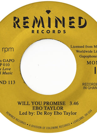 the album cover for Ebo Taylor - Will You Promise / Maye Omama