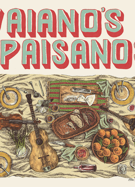 the album cover for Vaiano's Paisanos - Vaiano's Paisanos