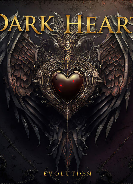 the album cover for Dark Heart - Evolution