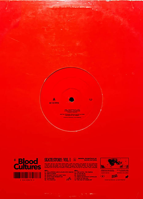 the album cover for Blood Cultures - Skate Story Vol. 1