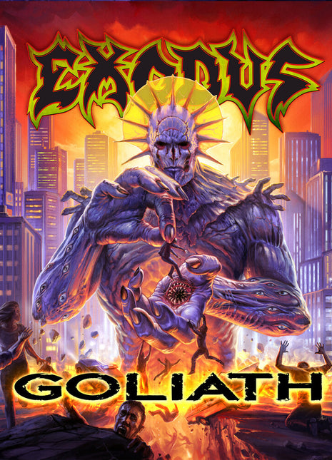 the album cover for Exodus - Goliath [Indie Exclusive Red]