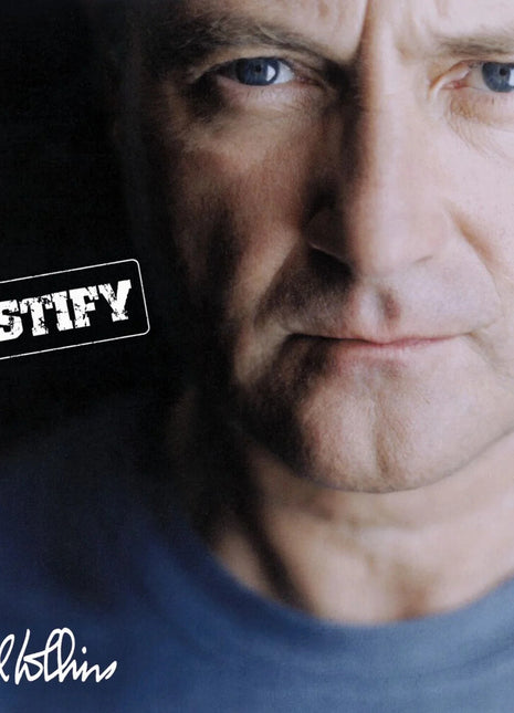 the album cover for Phil Collins - Testify (Uk)