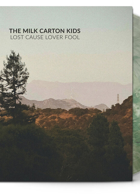 the album cover for The Milk Carton Kids - Lost Cause Lover Fool [Indie Exclusive Iridescent Green]