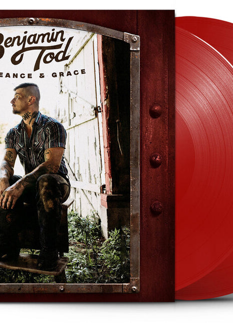 the album cover for Benjamin Tod - Vengeance and Grace [Indie Exclusive Opaque Red]