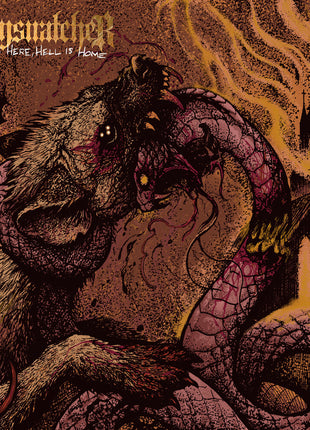 the album cover for Bodysnatcher - Hell Is Here Hell Is Home