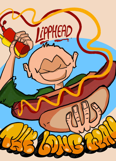 the album cover for Lipphead - Long Way (Uk)