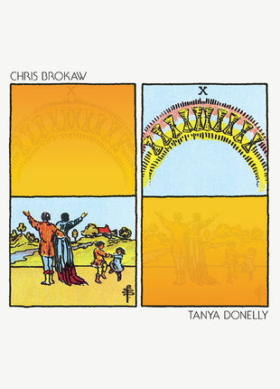 the album cover for Tanya Donelly  / Brokaw,Chris - Undone Is Done Again [Yellow]