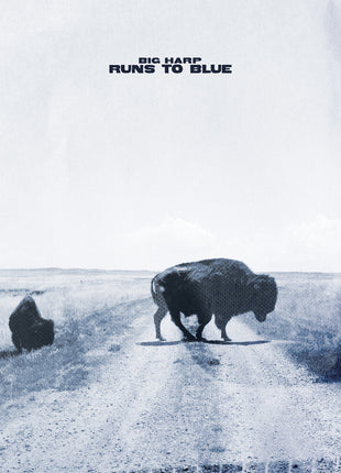 the album cover for Big Harp - Runs To Blue