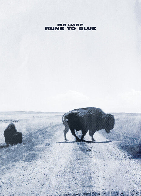 the album cover for Big Harp - Runs To Blue [Blue]